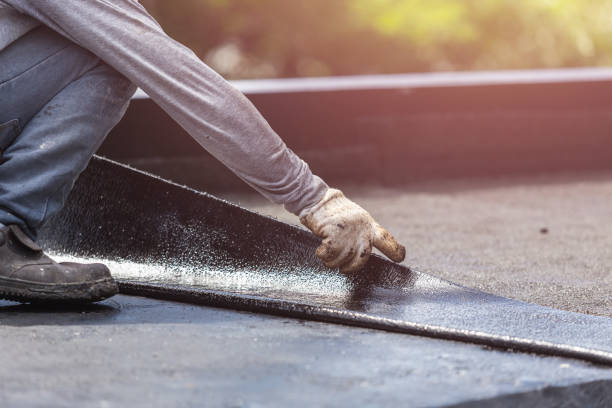 Professional Basement Waterproofing technician working in Franklin, IN